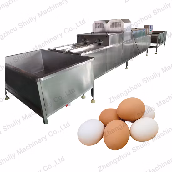 Industrial Factory Price 10000PCS Automatic Egg Washing Cleaning Drying and Sorting Machine
